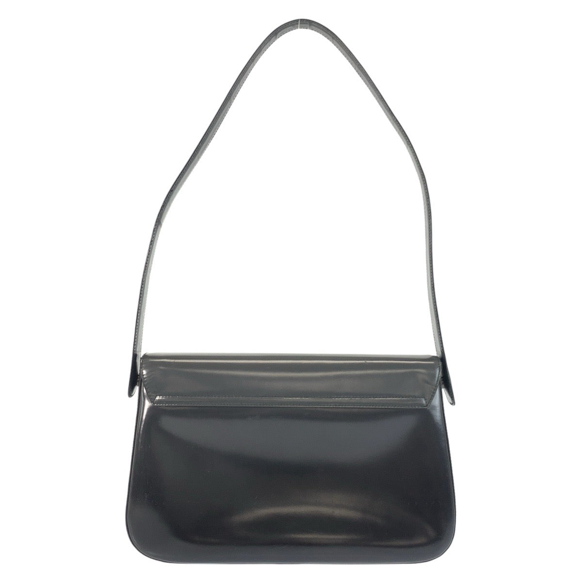 Shoulder Bag Enamel Silvermetal Shoulder Bag Handbag Black