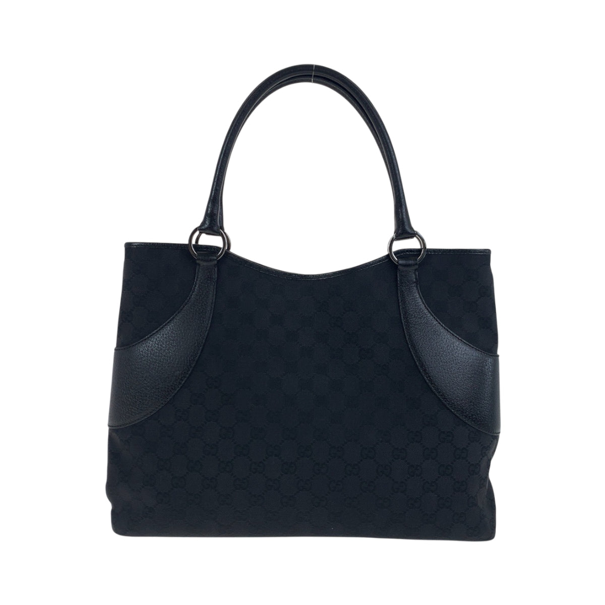 Gucci GG Canvas Black Shoulder Bag 8