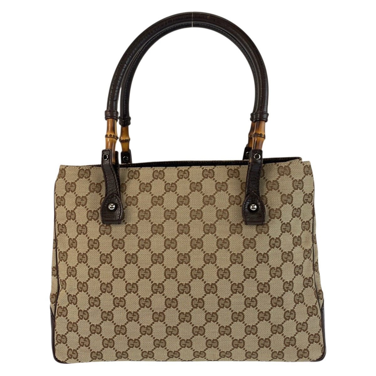 Gucci Bamboo 2Way Bag Canvas Travel Bag Bag 1