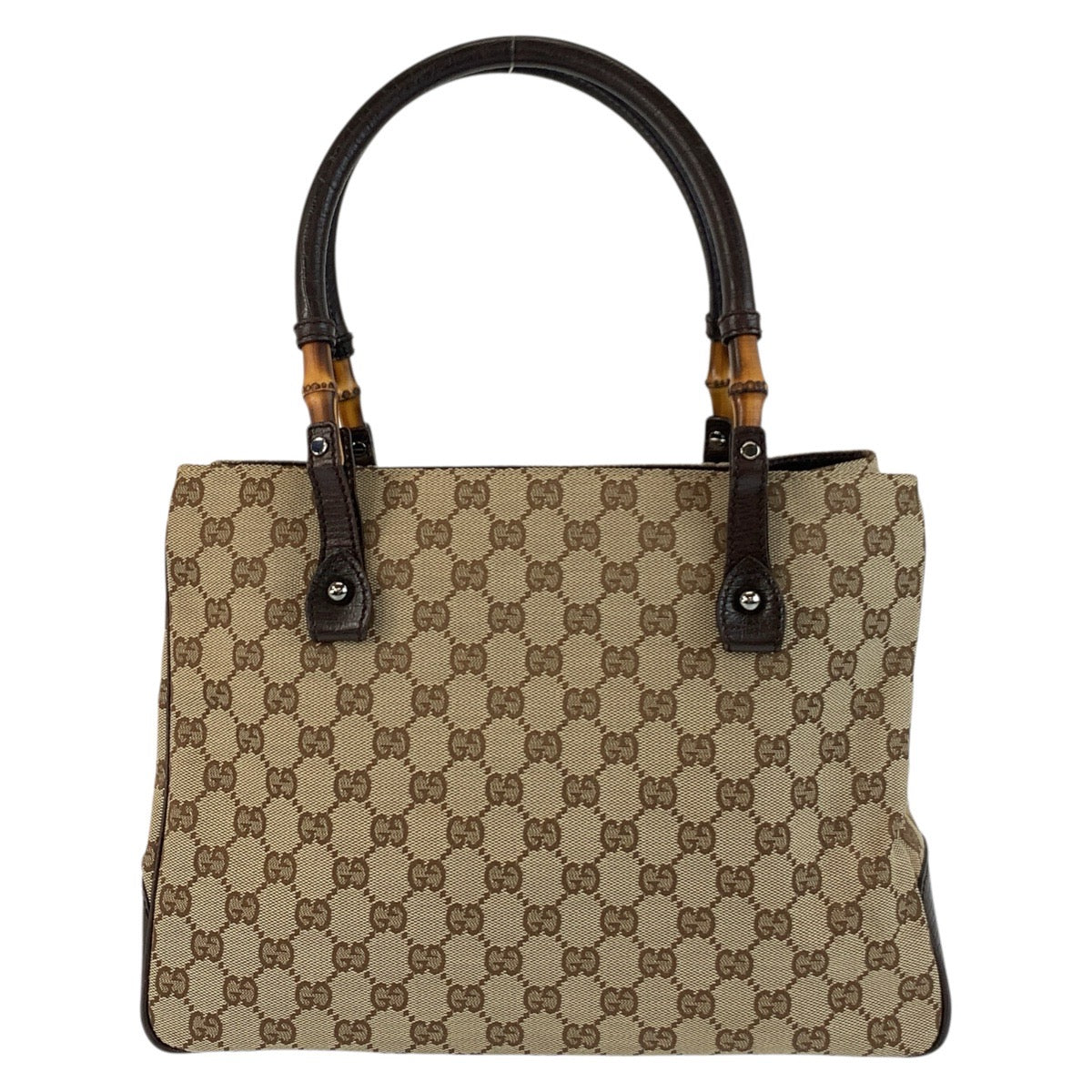 Gucci Bamboo 2Way Bag Canvas Travel Bag Bag 1