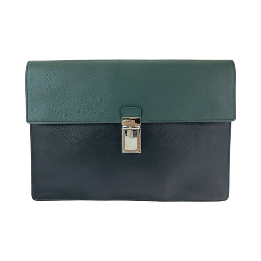 Prada Clutch Bag Leather Saffiano