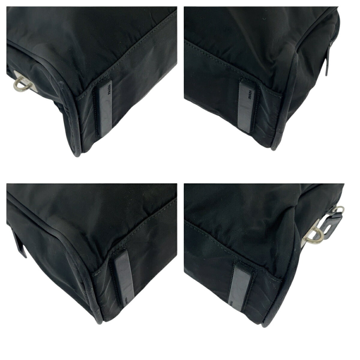 Prada Triangle Plate 2Way Bag Nylon Logo Travel Bag