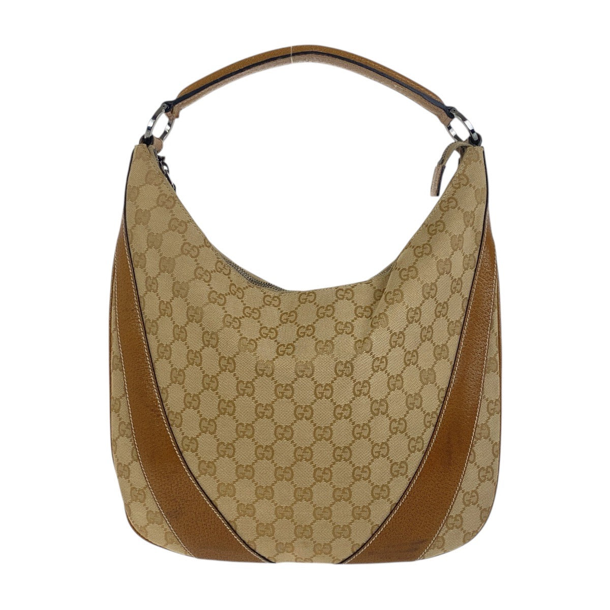 Gucci Shoulder Bag Leather Canvas Bag 74