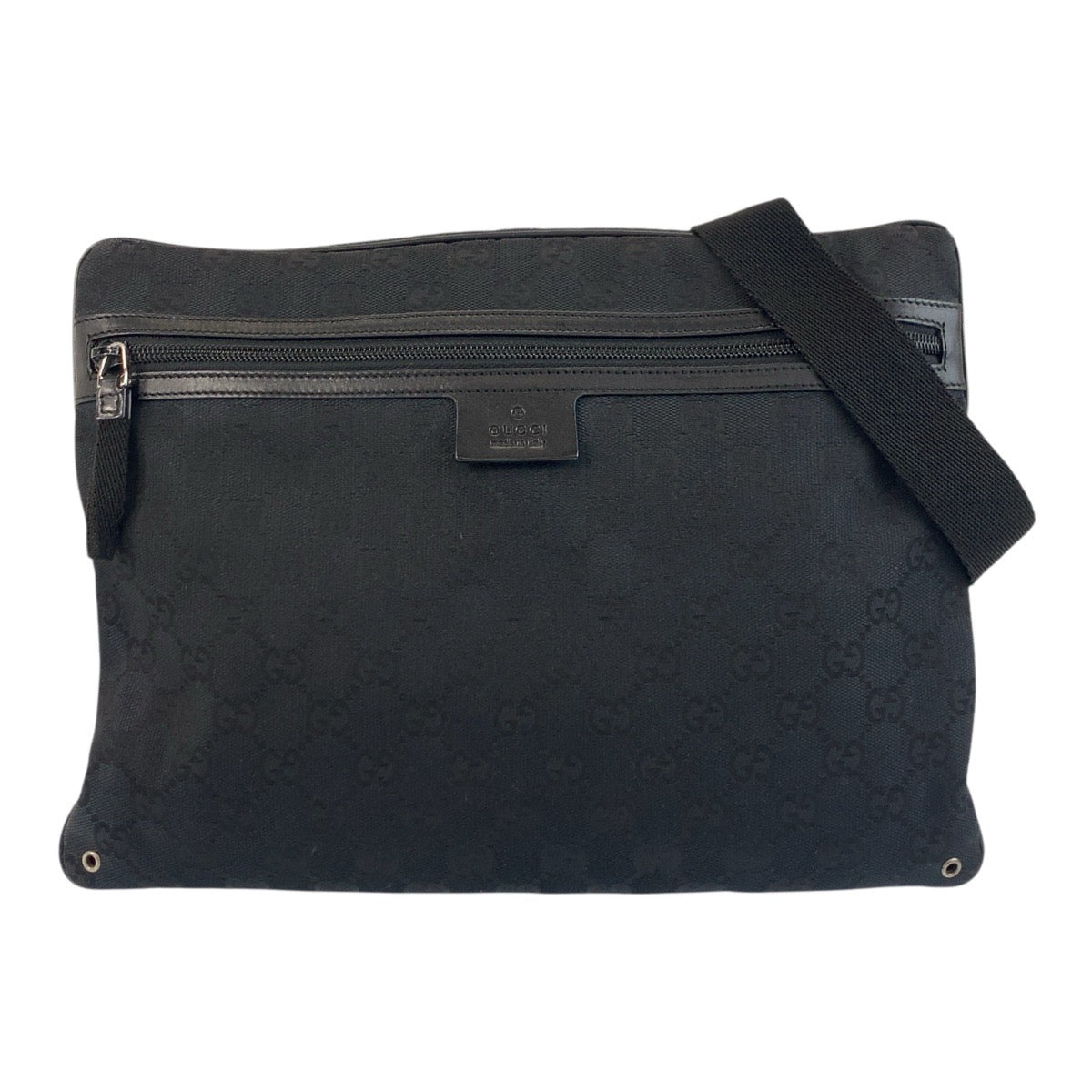 Gucci Shoulder Bag Leather Canvas Bag 7