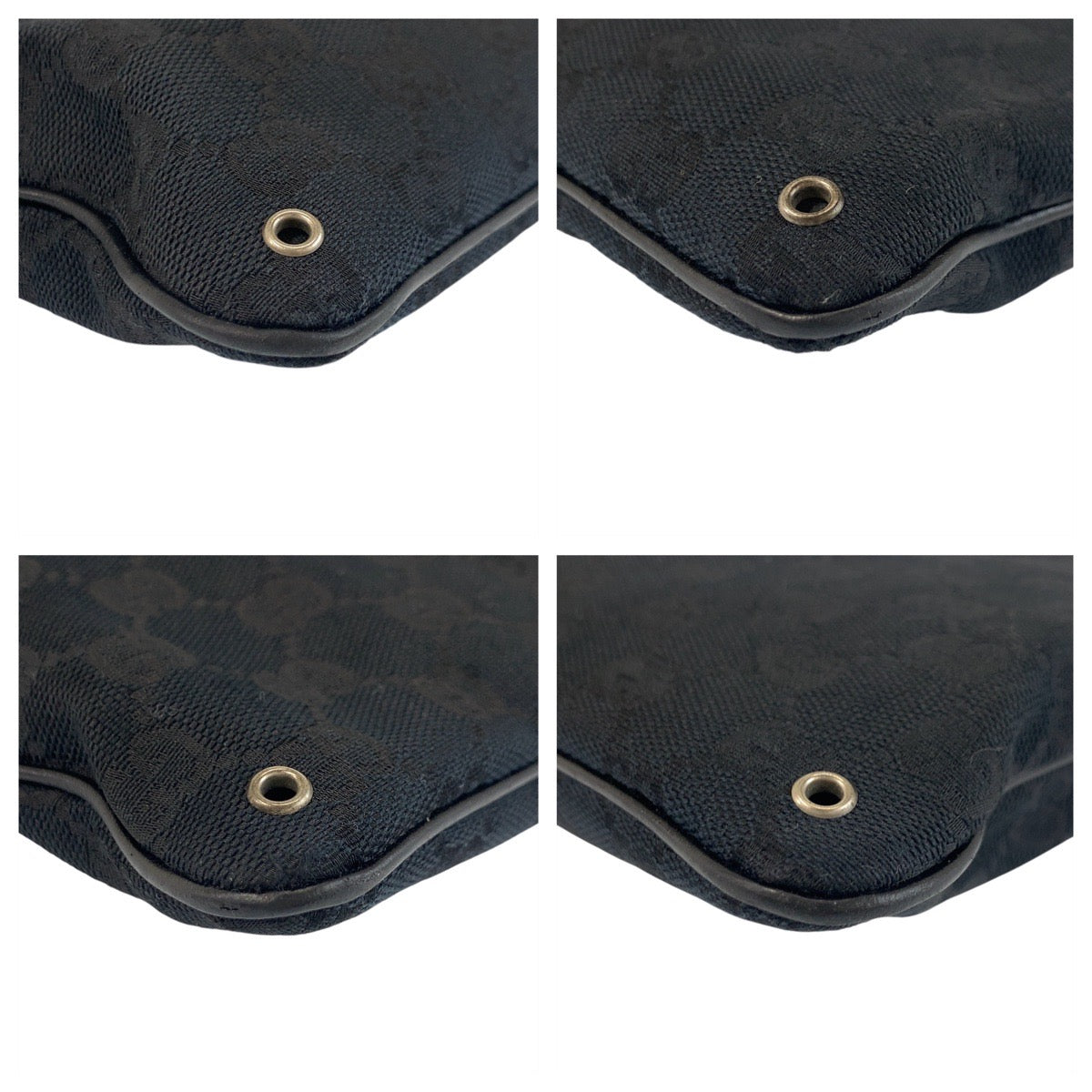 Gucci Shoulder Bag Leather Canvas Bag 7