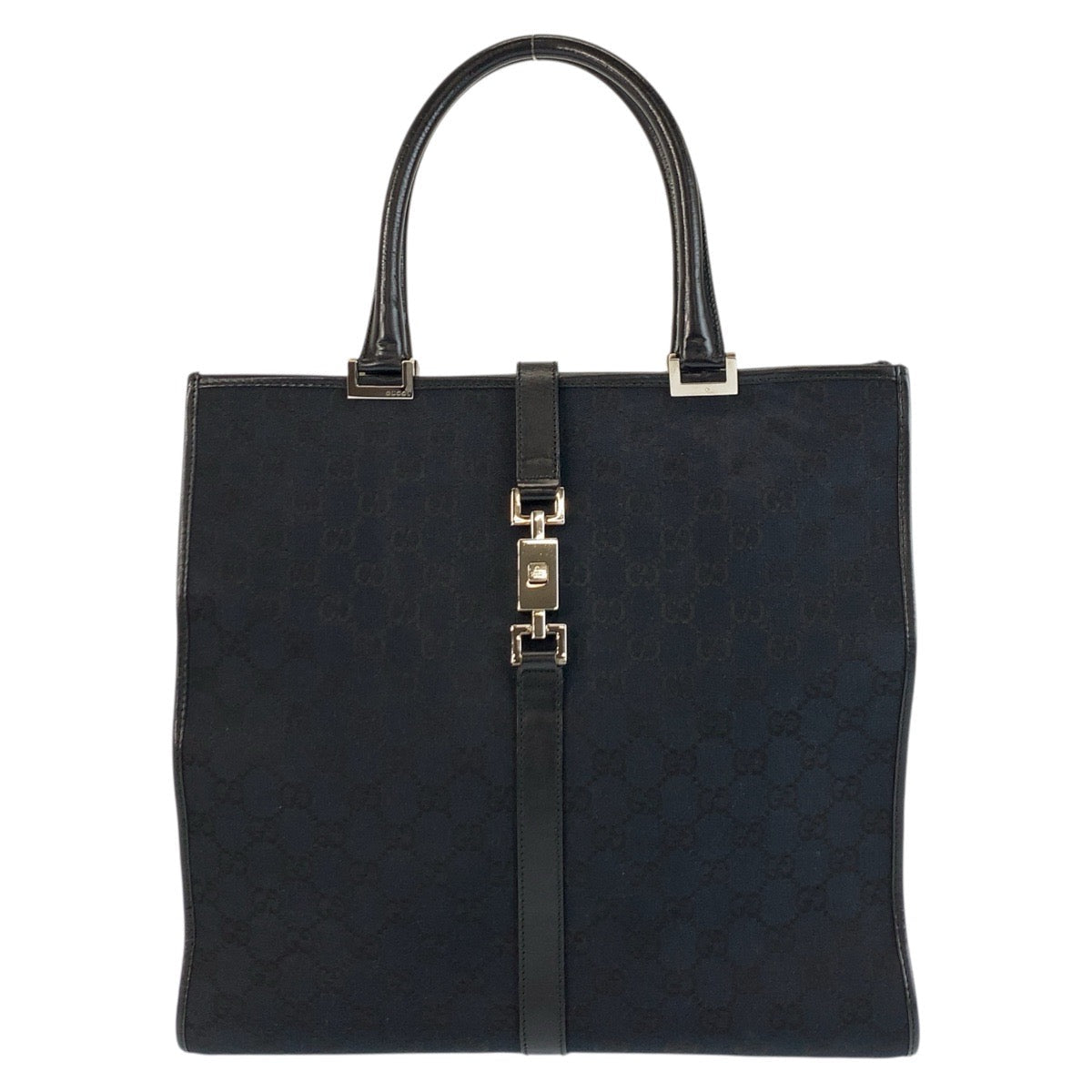 Gucci Jackie Tote Bag Leather Canvas