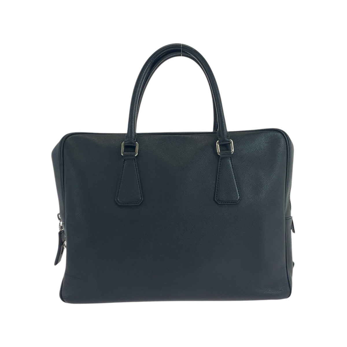 Business Bag Business Bag Briefcase Safiano Triangle Leather Black Travel Bag
