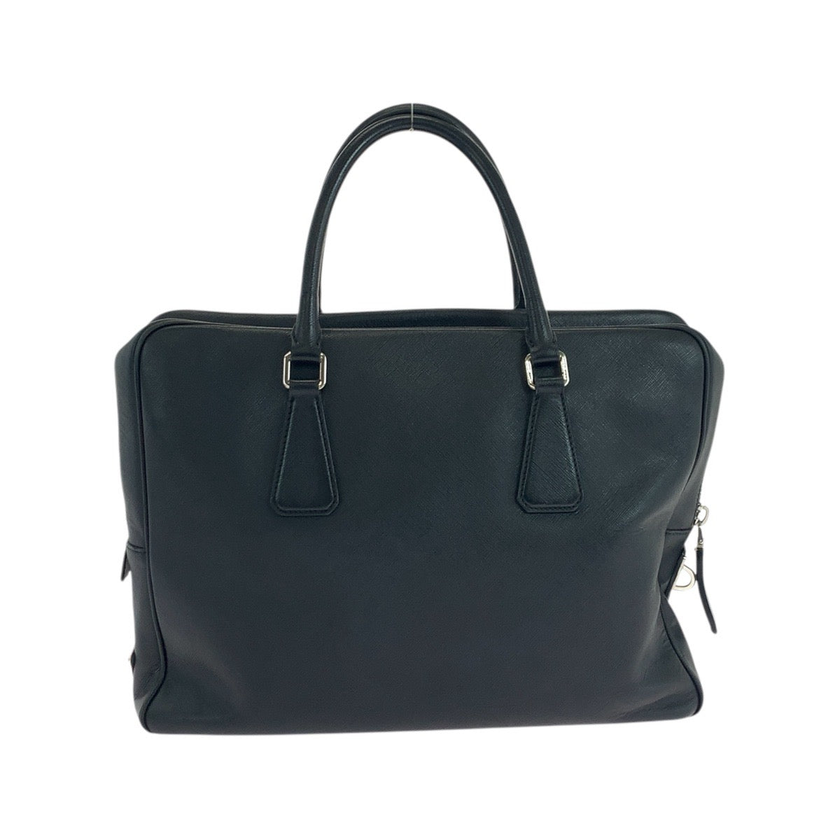 Business Bag Business Bag Briefcase Safiano Triangle Leather Black Travel Bag