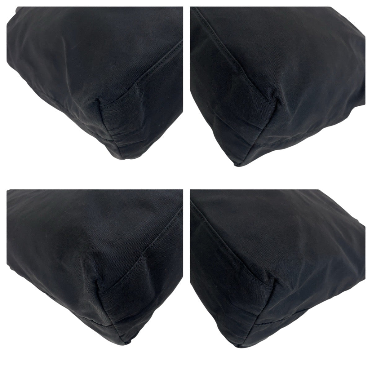 Tote Bag Tote Bag Handbag Test Triangle Nylon Black
