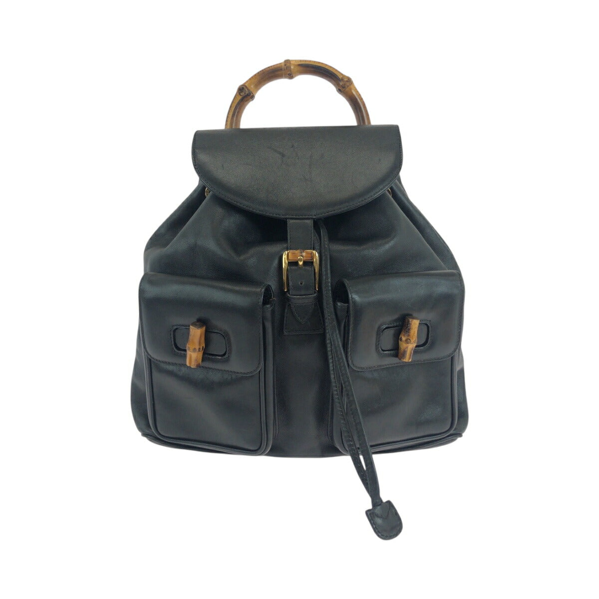 Gucci Bamboo Backpack Leather Backpack 3