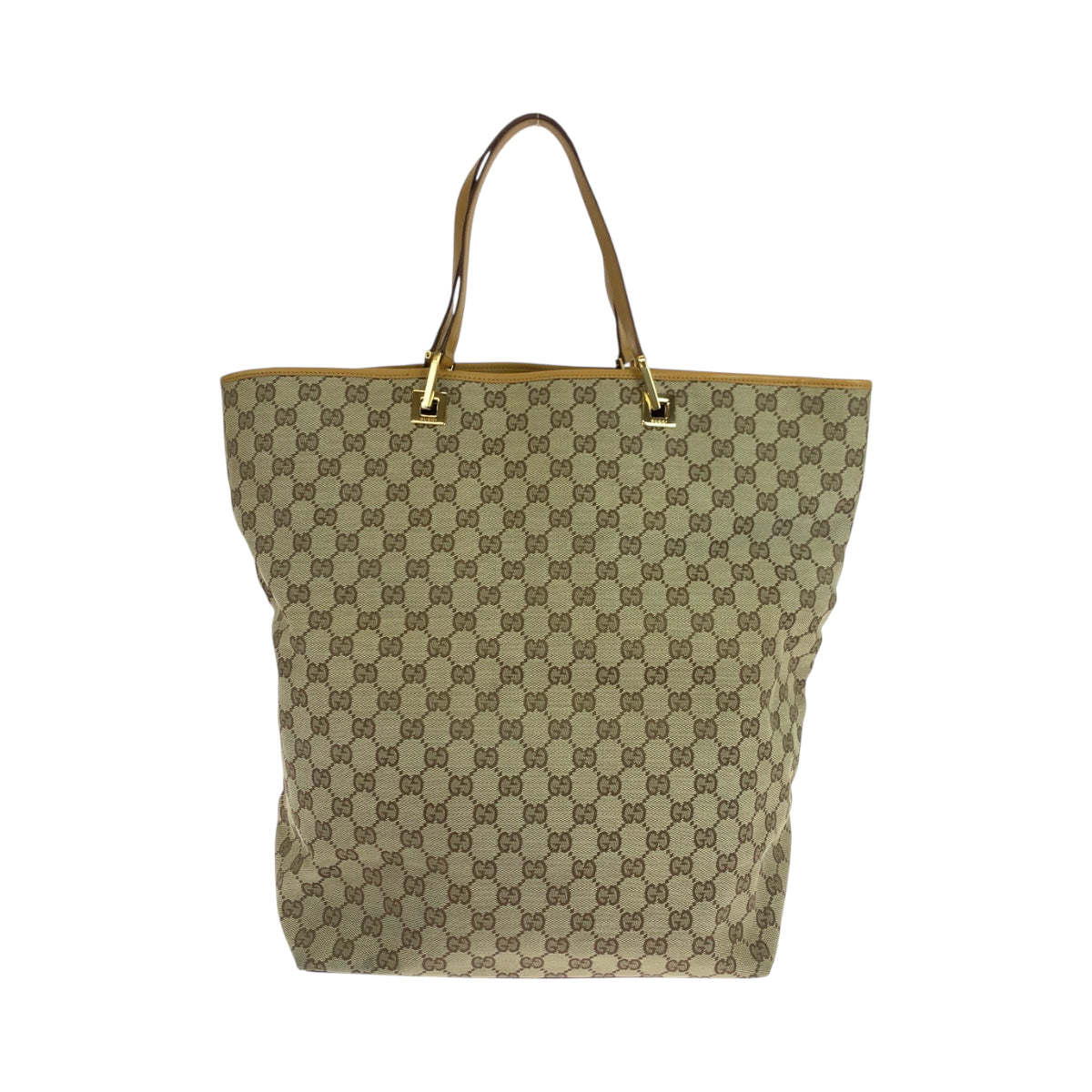 Gucci 002 GG camel Canvas Beige Shoulder Bag