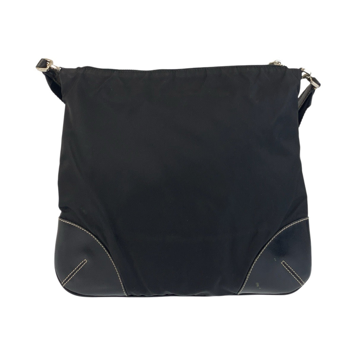 Prada Tessuto Shoulder Bag Leather Nylon Leather Shoulder Bag