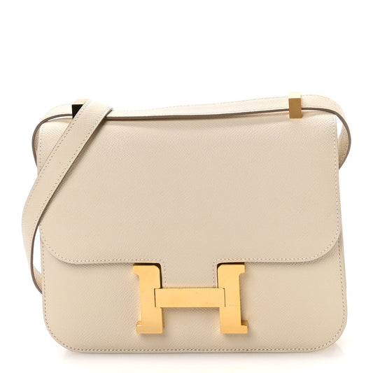 Hermes Epsom Constance Craie Handbag Travel Bag