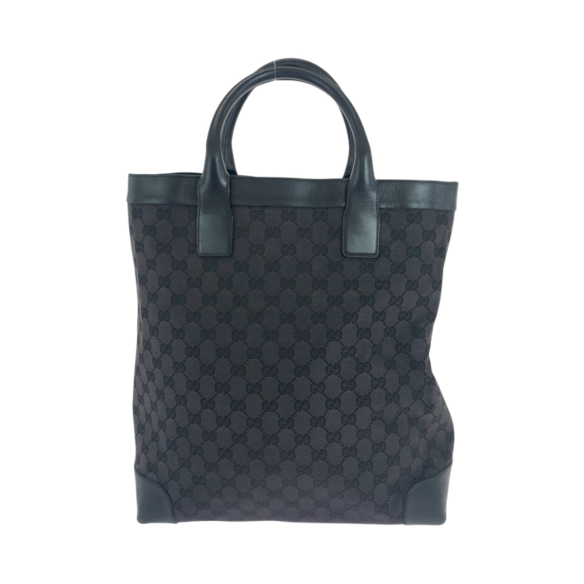 Gucci 002 GG Canvas Black Shoulder Bag 2