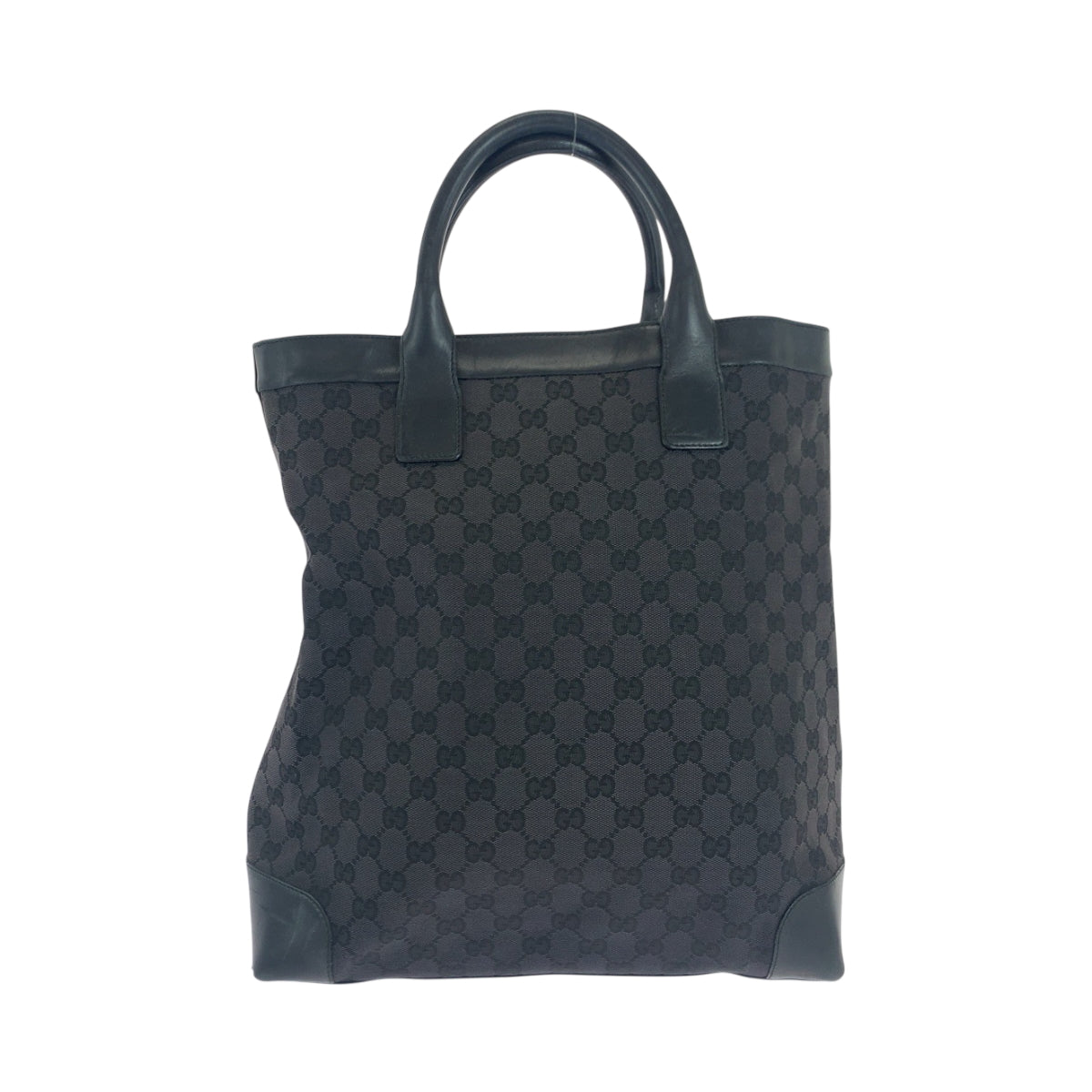 Gucci 002 GG Canvas Black Shoulder Bag 2