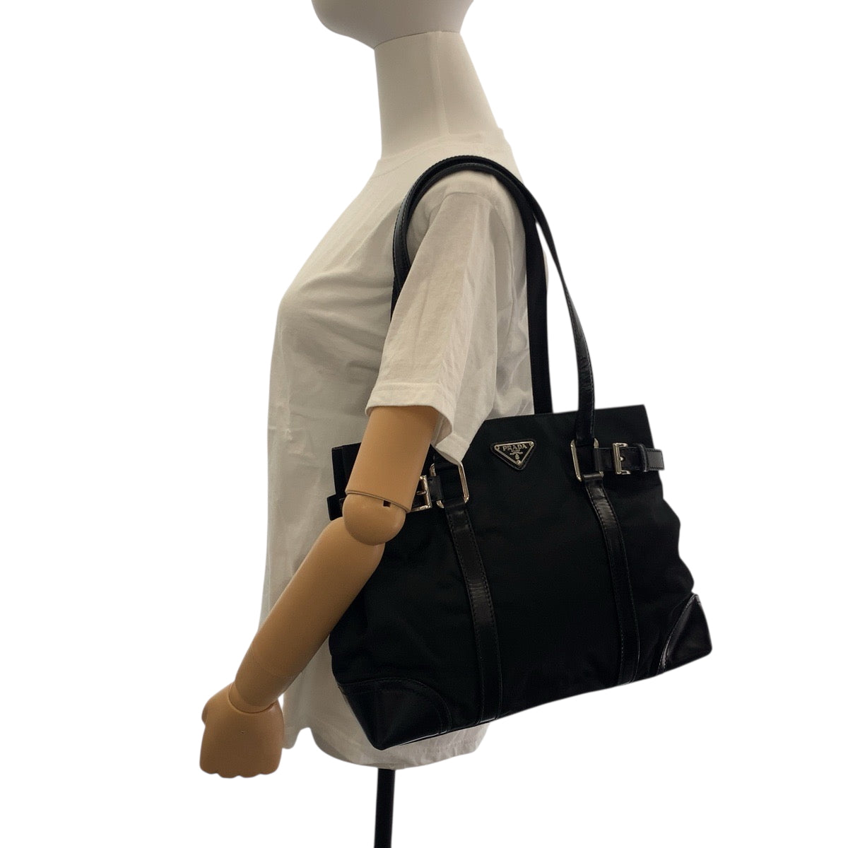 Tote Bag Tote Bag. Test Triangle With Nylon Black