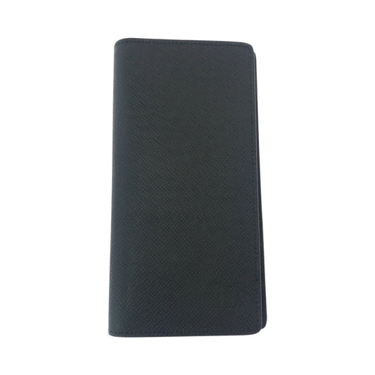 Louis Vuitton Long Purse M30178 Taiga Noir Black Wallet Case