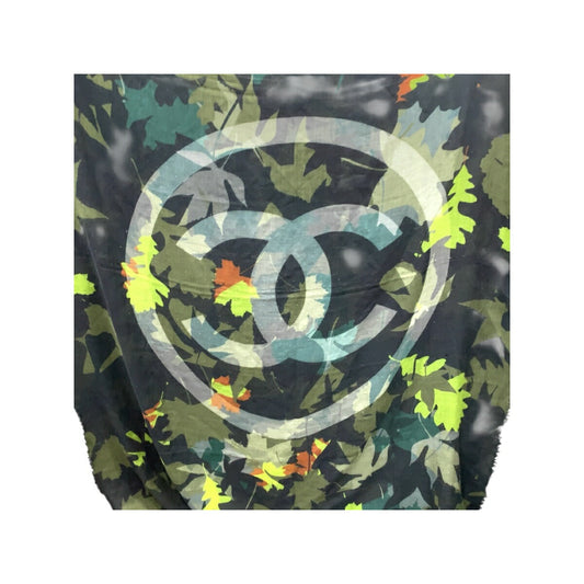 Chanel Coco Mark Cashmere Large Scarf