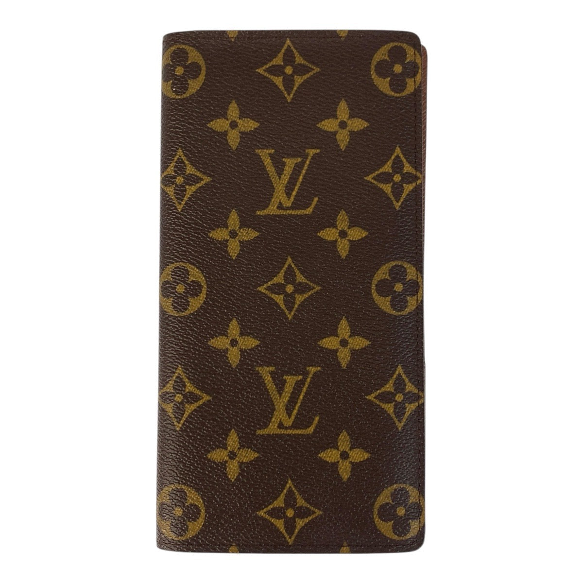 Louis Vuitton Long Purse M66540 PVC ille Monogram Brown Gold Wallet Case