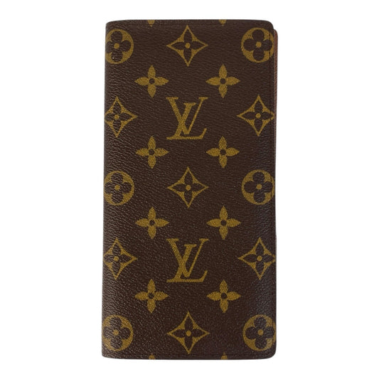 Louis Vuitton Long Purse M66540 PVC ille Monogram Brown Gold Wallet Case