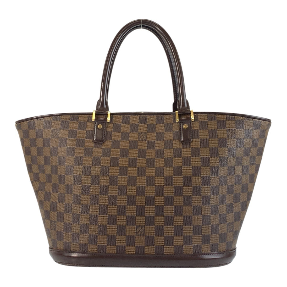 Louis Vuitton N51120 PVC Brown Gold Tote Bag