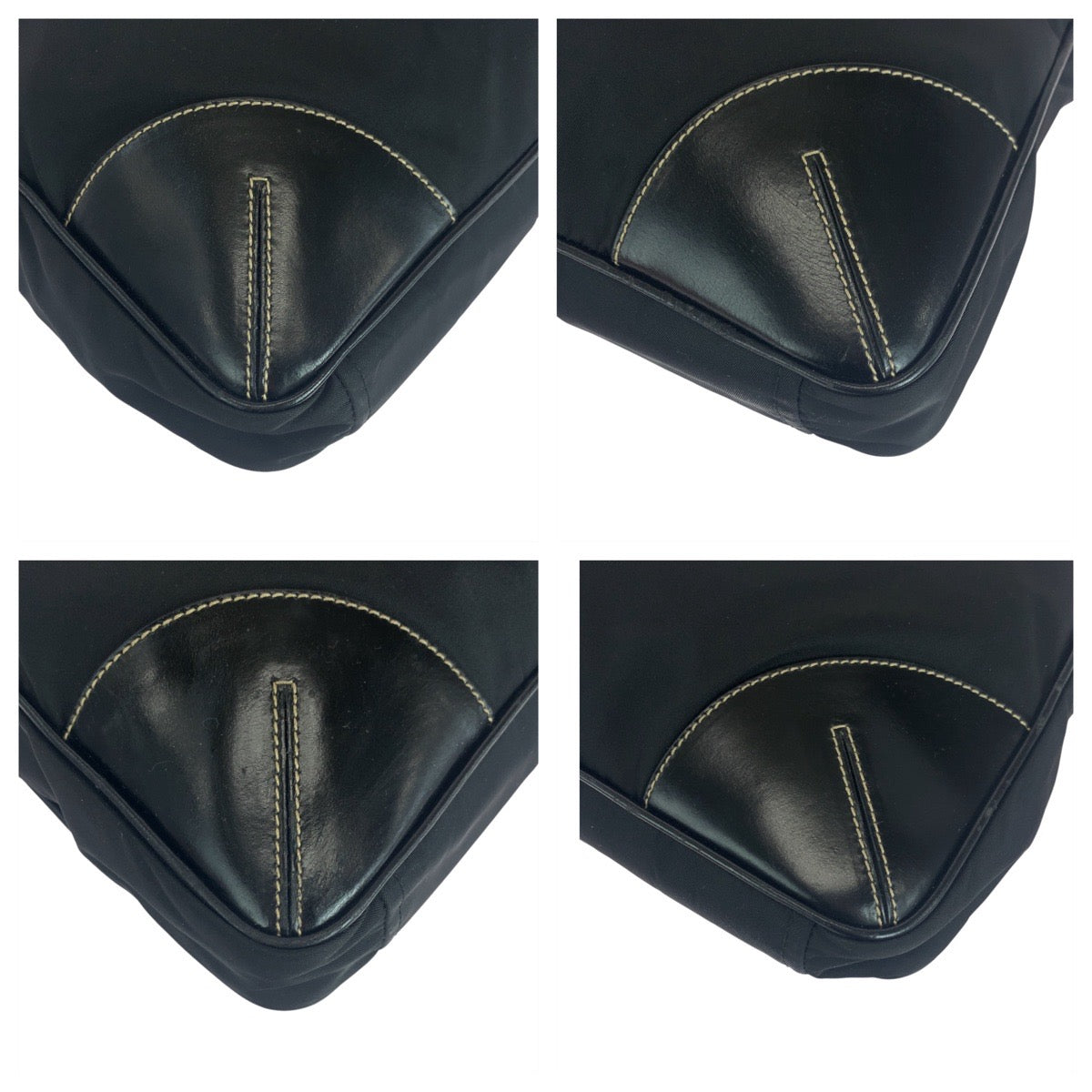 Tote Bag Metal Test Triangle With Logo Nylon Black