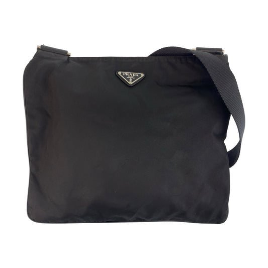 Prada Tessuto Triangle Plate Shoulder Bag Nylon Logo Shoulder Bag 17