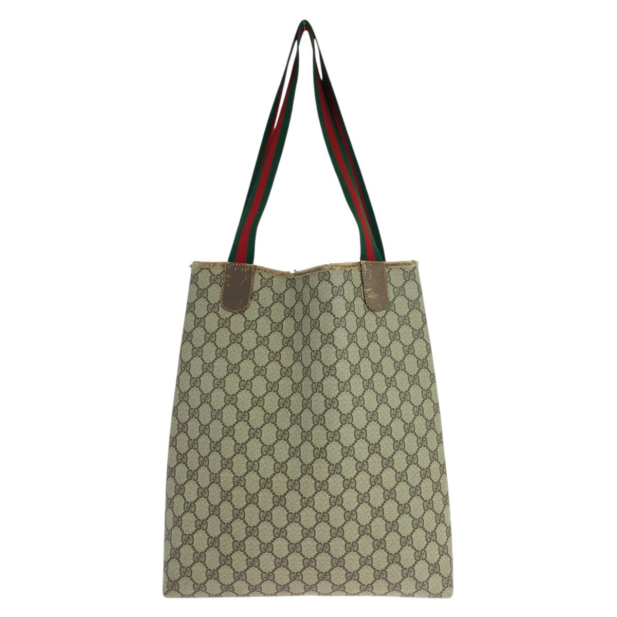 Gucci 39 02 003 GG Supreme Canvas Brown Tote Bag