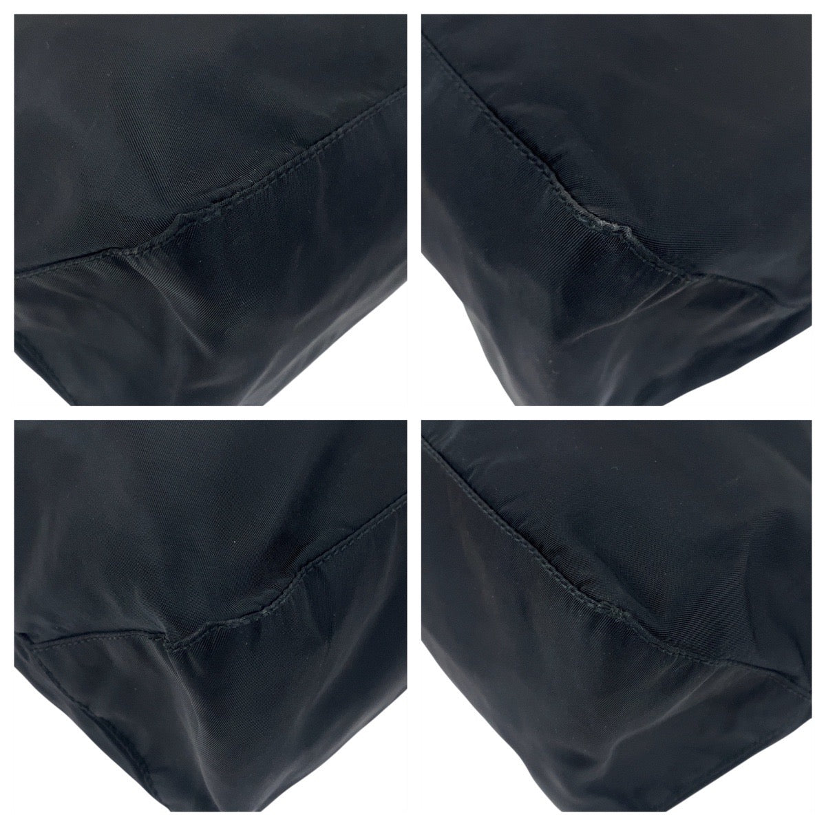 Tote Bag Silvermetal Tote Bag Shoulder Bag Nylon Black Logo Women