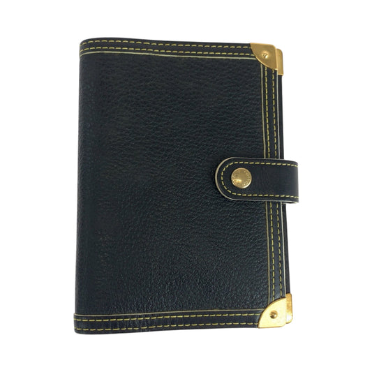 Louis Vuitton Notebook cover R20884 Notebook cover Leather Black Handbag