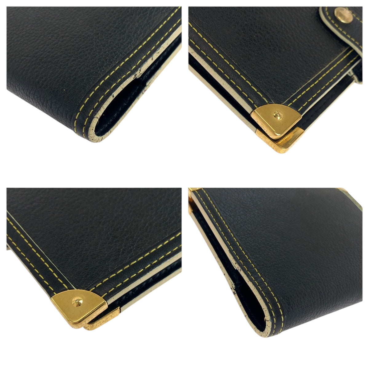 Louis Vuitton Notebook cover R20884 Notebook cover Leather Black Handbag