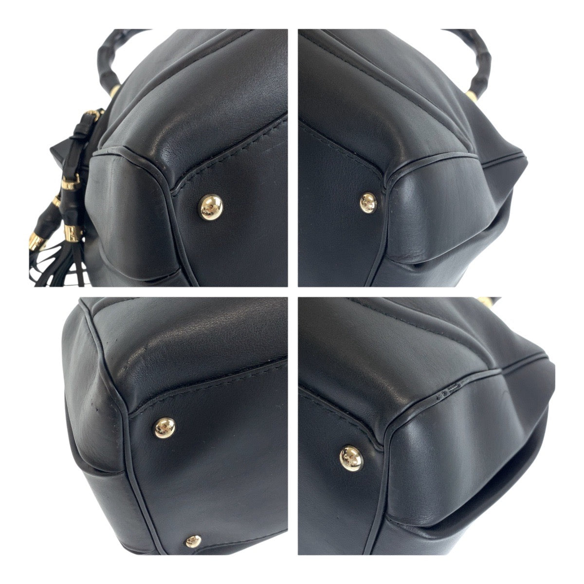 Gucci Bamboo Handbag Leather Travel Bag Handbag 11