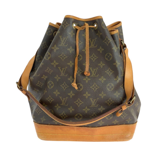Louis Vuitton M42224 PVC Monogram Brown Gold Shoulder Bag