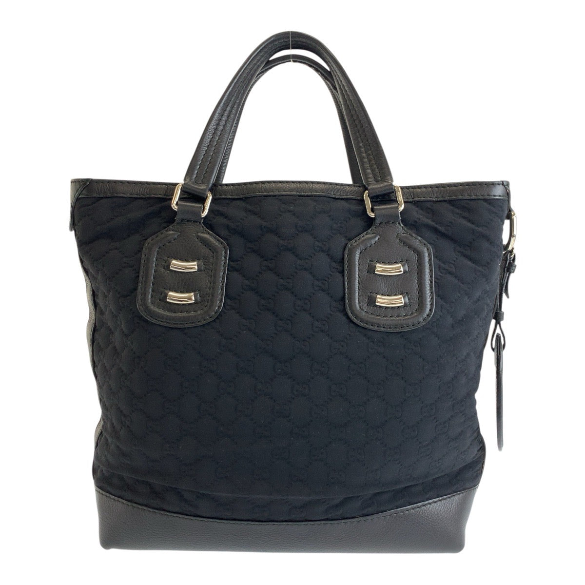 Gucci GG Neoprene Leather Black Tote Bag