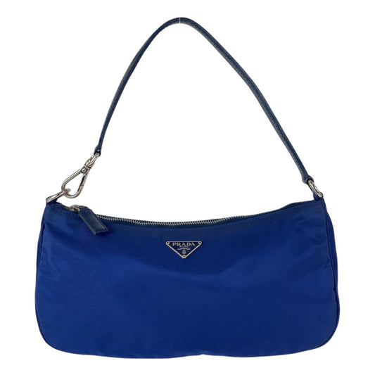 Prada Tessuto Triangle Plate Handbag Nylon Logo Travel Bag