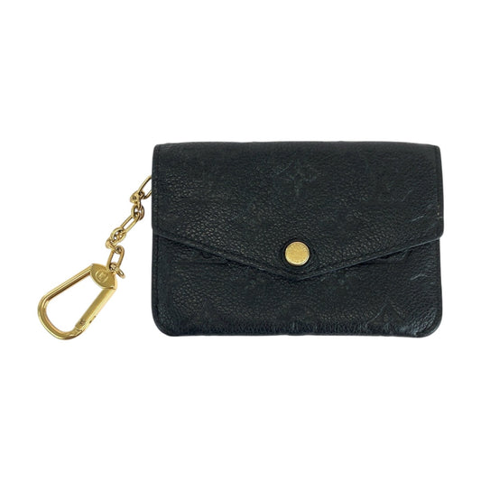 Louis Vuitton Coin M60633 Unplant Pochette cree Monogram Leather Black Clutch Bag