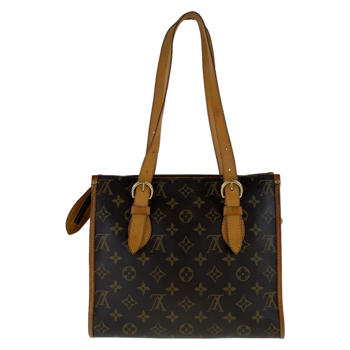 Louis Vuitton M40007 PVC Monogram Brown Gold Tote Bag