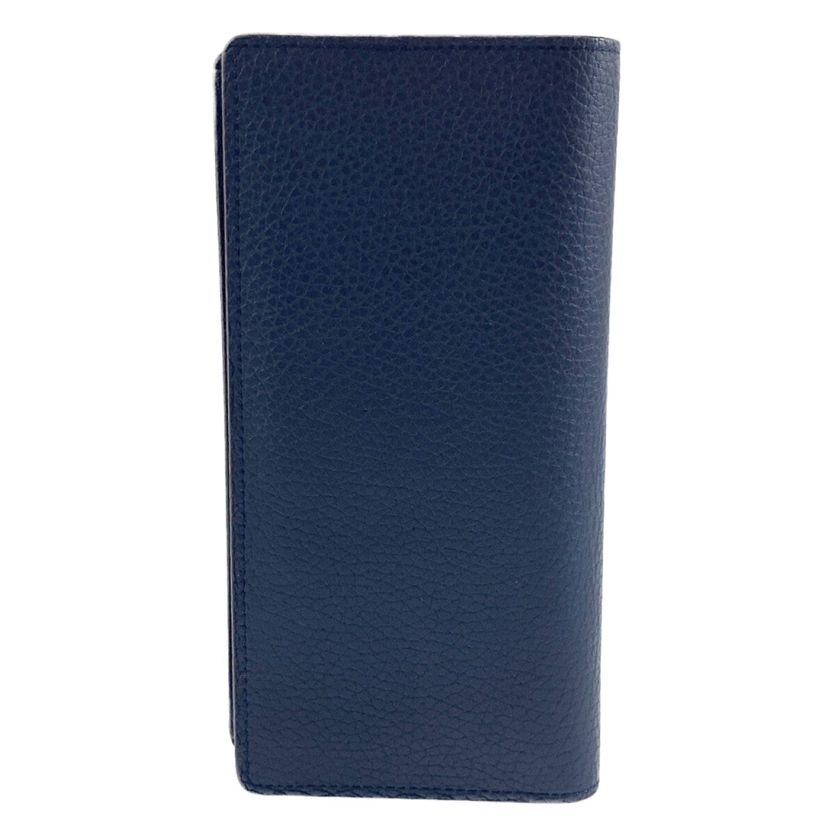 Louis Vuitton Long Purse M58818 Taurillon Clemence Leather Navy Wallet Case
