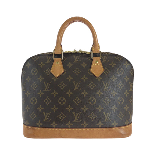 Louis Vuitton M51130 PVC Monogram Brown Gold Handbag