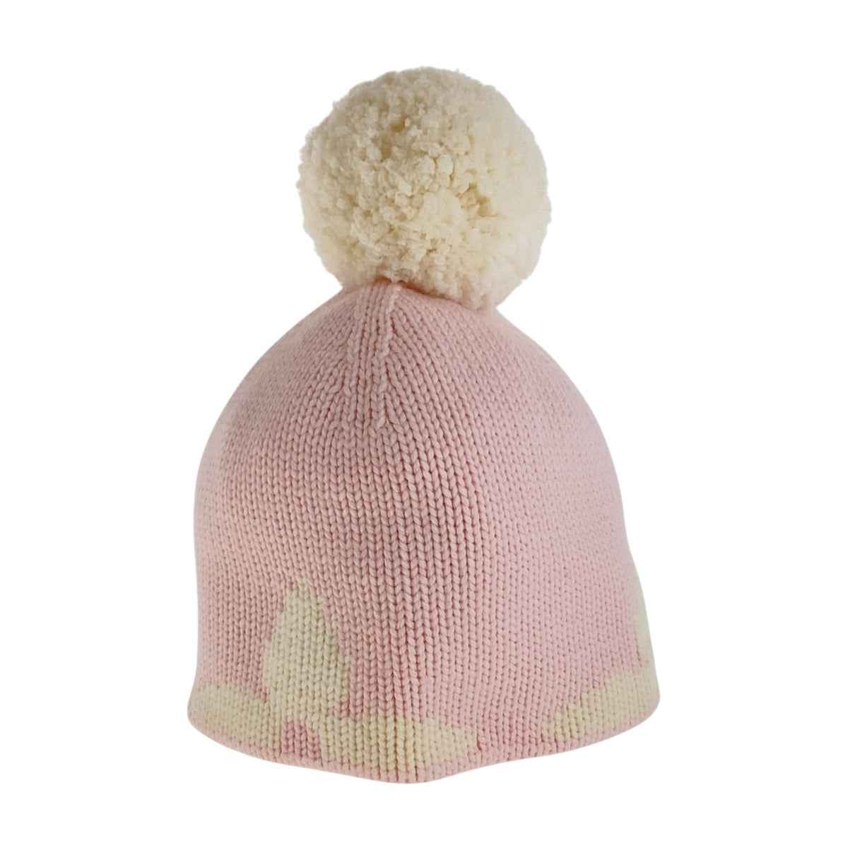 Louis Vuitton Knit M70841 Bonnet morning rum Wool White Pink Apparel