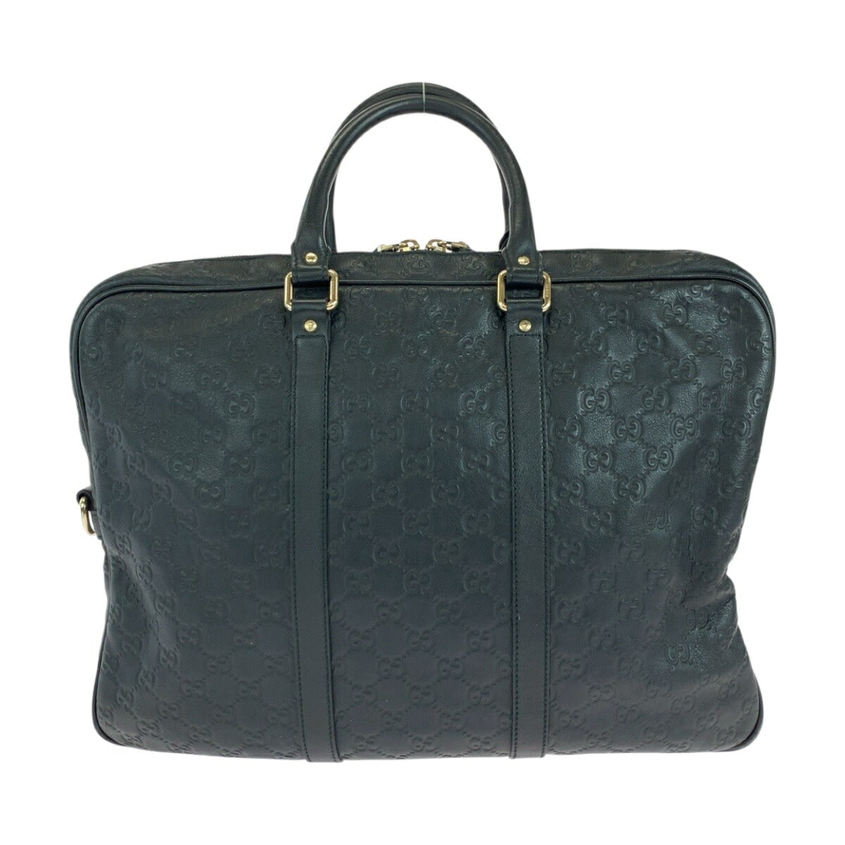 Gucci Signature Handbag Leather Travel Bag