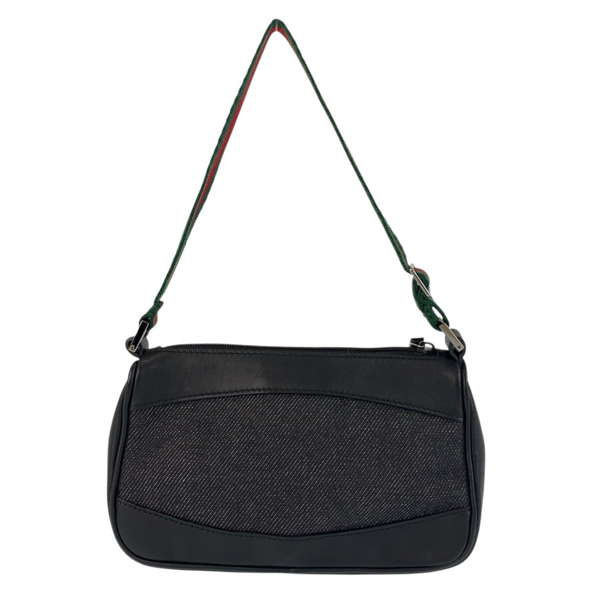 Gucci Sherry line Canvas Black Handbag