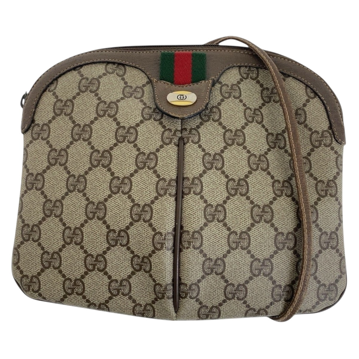 Gucci 904 02 047 GG Supreme Canvas Beige Multicolor Shoulder Bag