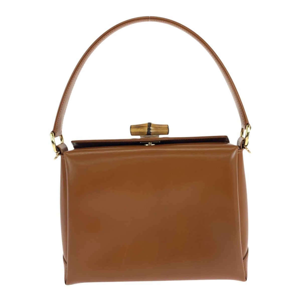 Gucci Bamboo 2Way Bag Leather Travel Bag Bag 18