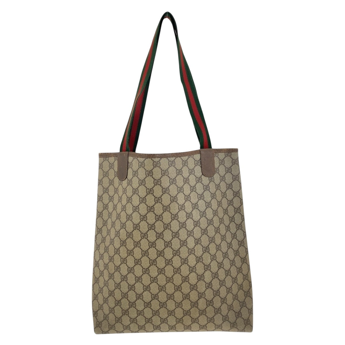 Gucci 002 58 GG Supreme Metal Canvas Beige Gold Multicolor Tote Bag