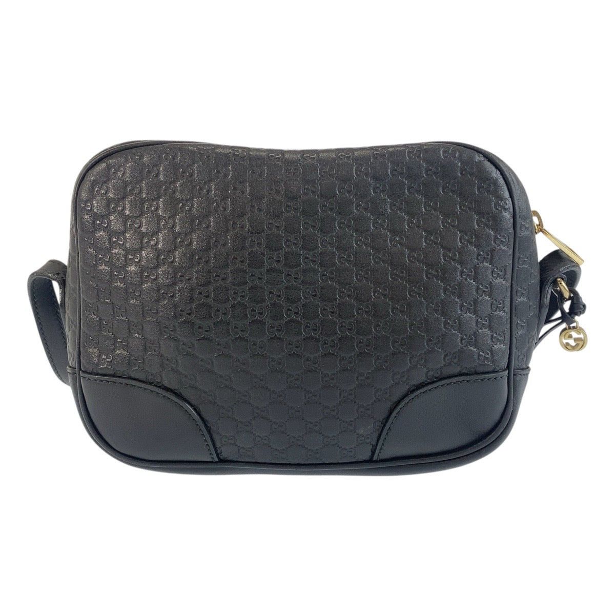 Gucci Microssima Interlocking Shoulder Bag Leather
