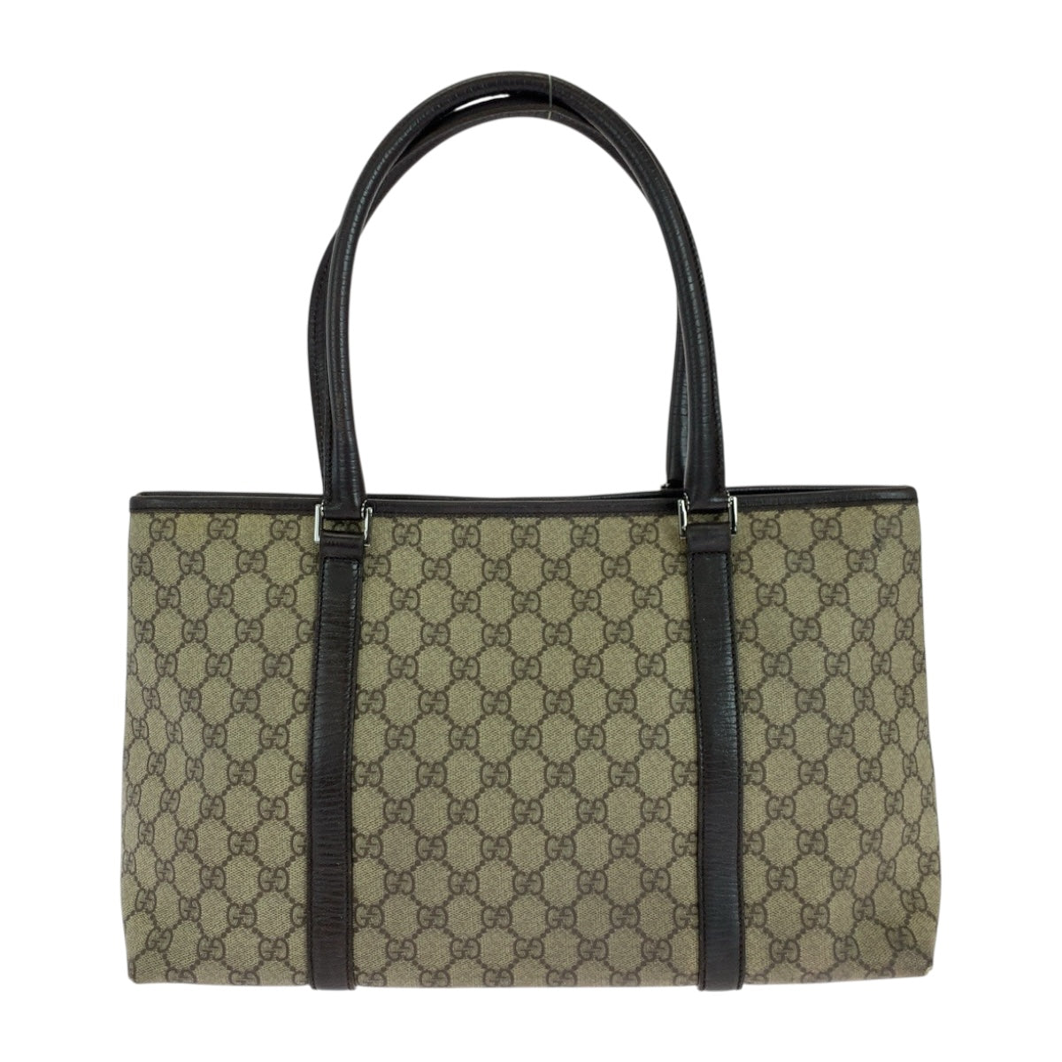Gucci GG Supreme Canvas Beige Tote Bag