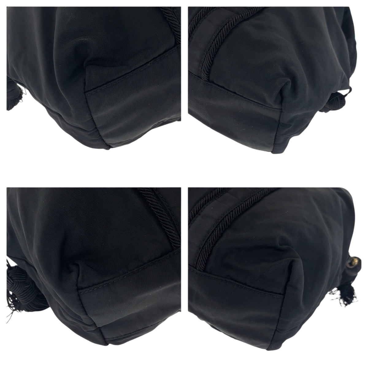 Shoulder Bag Silvermetal Test Logo Nylon Black