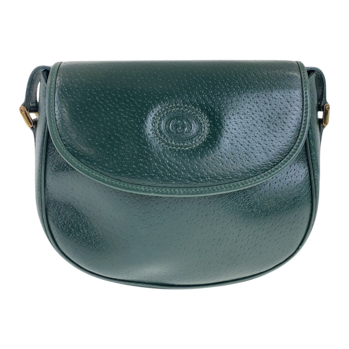 Gucci 007 261 Old Leather Green Shoulder Bag
