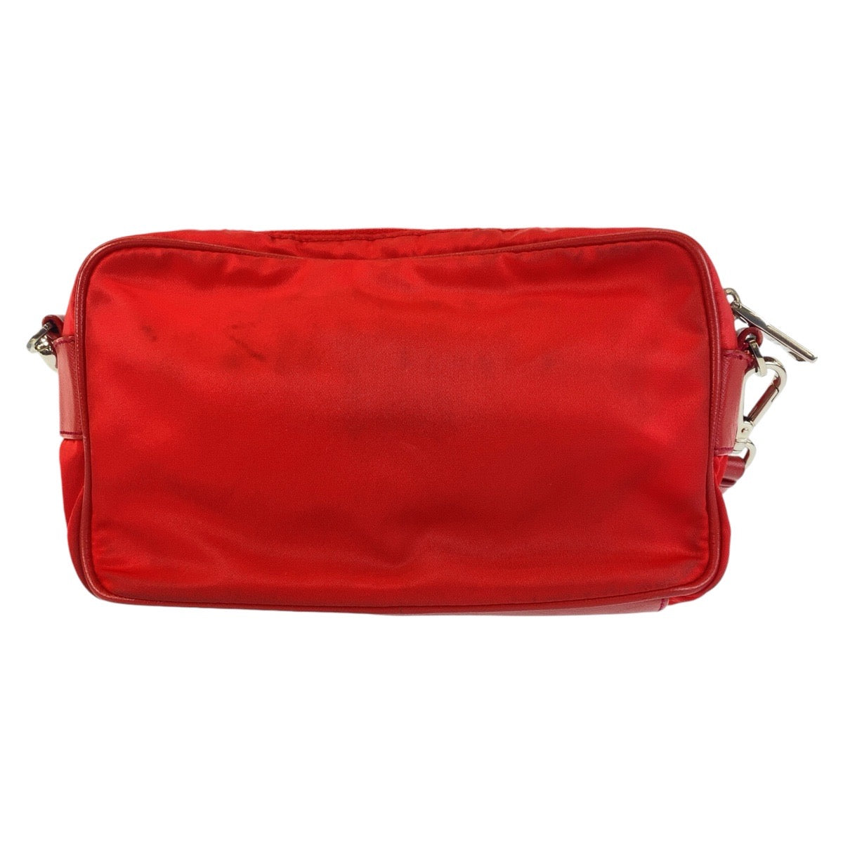 Prada Tessuto Shoulder Bag Leather Nylon Saffiano 2